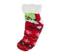 Textiel Trade Women's The Grinch Holiday Home and Slipper Socks (1 Pair)