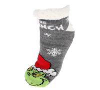 Textiel Trade Women's The Grinch Novelty Slipper Home Socks (1 Pair)
