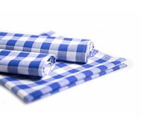 TextilDepot24 Country House Napkins 20 mm Checked Blue and White Checked Farmers Check 100% Cotton (30 x 30 cm)