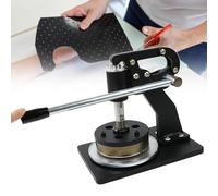 Textile Carpet Sample Cutter,Sampling Knife Hand Pressure Disc Sampler, for 100 Sqcm Round Cloth Sample Disk, Cutting Thickness 0-10mm - Ideal for Leather, Paper Disc Sampling
