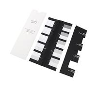 Textile Color Grey Card, Textile Color Fastness Test Card with 5 Testing Level, Standard Grey Scale for Assessing Staining, Surface Dry Wet Rubbing Fastness Tester for Textiles(A)