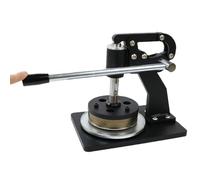 Textile Cutter for Fabric Samples, Round Design, 100 Sqcm Cutting Area, Cuts Up to 10mm Thickness for Cloth, Leather, and Paper Crafting