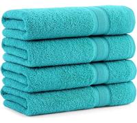 Textile Do 4 X Luxury Face Cloth Towel Set (30 x 30 cm-800 GSM) 100% Egyptian Cotton Wash Cloths Super Soft Flannels Face Cloths for Gym Spa Bathroom