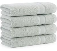 Textile Do 4 X Luxury Face Cloth Towel Set (30 x 30 cm-800 GSM) 100% Egyptian Cotton Wash Cloths Super Soft Flannels Face Cloths for Gym Spa Bathroom