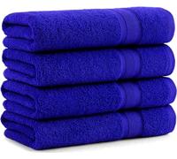 Textile Do 4 X Luxury Face Cloth Towel Set (30 x 30 cm-800 GSM) 100% Egyptian Cotton Wash Cloths Super Soft Flannels Face Cloths for Gym Spa Bathroom