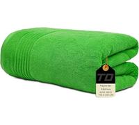 Textile Do Luxury Super Jumbo Bath Sheet (100 x 200 cm-700 GSM) 100% Egyptian Cotton Extra Lage Bath Sheet Towels (Cotton, Lime Green)