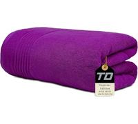 Textile Do Luxury Super Jumbo Bath Sheet (100 x 200 cm-700 GSM) 100% Egyptian Cotton Extra Lage Bath Sheet Towels (Cotton, Purple)