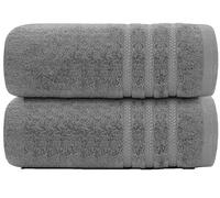 Textile Do Pack of 1, 2, 3 & 4 Extra Large Jumbo Bath Sheets 100% Egyptian Cotton Big Bath Towels Quick Dry Gym Hotel Spa Soft XL Towels Set (Charcoal Grey, 2x Bath Sheet)
