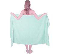 Textile Do Super Jumbo Bath Towels (Size:100 x 200 cm) 100% Egyptian Cotton Extra Large Bath Sheet Towel Set (Aqua, 1)