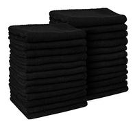 TEXTILE EMPIRE Salon Towels for Hair Stylist - Pack of 24, Not Bleach Proof, 16 by 27 Inches, Highly Absorbent Cotton Towels for Hand, Gym, Beauty, Spa, and Home Hair Care