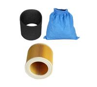 Textile Filter Bags Wet And Dry Foam Filter Hepa Filter。 Compatible For Karcher Mv1 Wd1 Wd2 Wd3。 Vacuum Cleaner Vacuum Cleaner Parts