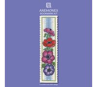 Textile Heritage Collection Cross Stitch Bookmark Kit - Anemones