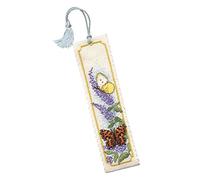 Textile Heritage Collection Cross Stitch Bookmark Kit - Butterflies and Buddleia