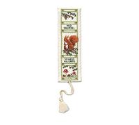 Textile Heritage Collection Cross Stitch Bookmark Kit - Red Squirrel