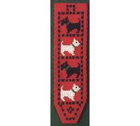 Textile Heritage Collection Cross Stitch Bookmark Kit - Scotties & Westies by Textile Heritage