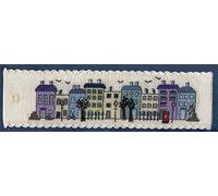 Textile Heritage Counted Cross Stitch Kit - Bookmark - Town Houses