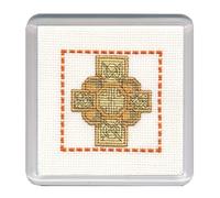 Textile Heritage Counted Cross Stitch Kit - Coaster - Celtic Cross
