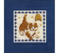 Textile Heritage Country Kitten - A Counted Cross Stitch Card Kit