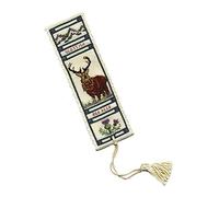 Textile Heritage Cross Stitch Kit - Bookmark - Stag - Made in Scotland
