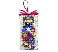 Textile Heritage Lavender Sachet Counted Cross Stitch Kit Celtic Bird