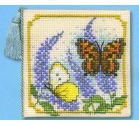 Textile Heritage Needle Case Counted Cross Stitch Kit - Butterflies & Buddleia by Textile Heritage