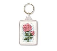 Textile Heritage Roses Keyring Cross Stitch Kit