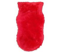 Textile Home Faux Fur Fluffy Sheepskin Shaggy Rugs Soft Floor Bedroom Carpet Hairy Mat (60x110, Red)