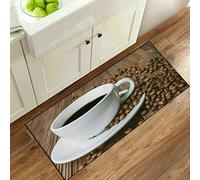 Textile Home Home Décor 3D Non Slip Kitchen Floor Mats Fruit Mats Washable Kitchen Rug Small & Large Kitchen Floor Mats (Fruit Mats Black Coffee, 50 x 150 cm)