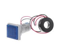 Textile Indicator Voltmeter Printing Mining machinery LED Digital Dual Display Ammeter Ship(Blue)