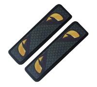 Textile Iron-On Patch - Snake Eye Appliques for Clothing and Fabric - Reflective for Backpack Helmet Jacket Sticker Set of 2