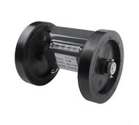 Textile Machine Meter Counter with Dual Rolling Wheels, 5-Digit LED Display (0-9999.9 m), for Z96-F Series, Industrial Length Measuring Tool