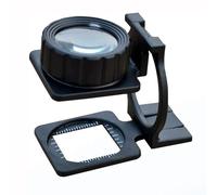 Textile Magnifying Glass with Scale - Professional Elevated Tabletop Lens for Spot Detection in Fabrics, for Seamstresses and Textile Inspectors