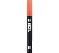Textile marker, fabric colouring pens, choice of colours for dark fabrics, perfect for shirts, shoes, bags, jute bags, and other types of fabric Orange
