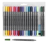 Textile Marker Felt Tip Additional 2.3mm & 3.6mm Tip 20pcs Water Based Permanent