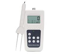Textile Moisture Meter, LCD Display Humidity Detector, Accuracy Water Content Analyzer Cotton Coil Silk Hygrometer Low Error, High Sensitivity