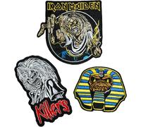 Textile patch Erik Iron Maiden (x3) Noir TU