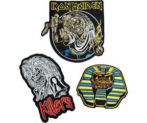 Textile patch Erik Iron Maiden (x3) Noir TU