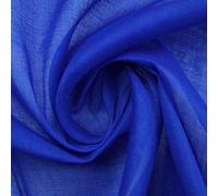 Textile Plaza Plain Weave 100% COTTON MUSLIN MALMAL Soft Fabric Material F74 Dastar Turban Pagh OVER 10 COLOURS SOLD PER METRE 44" (Royal Blue 2905)