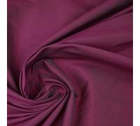 Textile Plaza Two Tone Shot Shotgun Faux Matte Silk Taffeta Dress Fabric Material (1 Metre, Plum Shot White 3212)