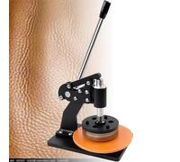 Textile Sample Cutter, Fabric Cutter for Round Cloth Discs, Cutting Thickness 0.1-10mm, Ideal for Textiles and Leather, Versatile Textile Cutting Tool