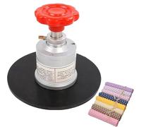 Textile Sampler Cutter, 10 Sqcm Fabric Cutter with Adjustable Depth 0-5mm, Round Cloth Sample Cutter for Fabric Weight Testing, Paper and Film