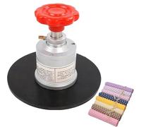 Textile Sampler Cutter, 10 Sqcm Fabric Cutter with Adjustable Depth 0-5mm, Round Cloth Sample Cutter for Fabric Weight Testing, Paper and Film