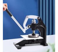 Textile Sampling Cutter - 100cm² Round Fabric Knife with Cloth Disc, Cuts 0-10mm Thickness for Leather, Paper, Cardboard & Carpet Samples - Precision Tool for Seamless Cuts