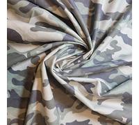 Textile Station 100% Cotton Winceyette/Flannel Fabric, 44" (112cm) Wide, Beautiful Choice of Design - Perfect for Sewing Projects and Furnishing - Fabric by The Metre Clearance (Camo Print)