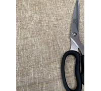 Textile Station Melange 100% Cotton Linen Look Khadi Fabric Dark Shots Dress Craft 112cm Wide [Pre Cut 1 Meter] (Light Brown)
