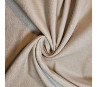 Textile Station New Embossed Printed Plain Soft Raised Textured Chenille Curtain Weight Quality Upholstery Fabric 58" - 150cm Wide (Beige Diamond Chenile Velvet, 1 Meter)