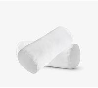 Textile Wise Pillow Roll Pack 2, Polyester Hollowfibre Round Pillow 15 x 45 cm (6’’ x 17’’) Support White Pillow Bolster For Stress Relief
