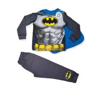 Textiles 4 Home Boys Batman Pyjamas Set Nightwear 2 to 8 Years (as8, age, 3_years, 4_years, regular, 3-4 years) Grey