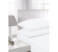 Textiles Direct Affinity Soft Touch Fitted Sheet White Single Bed