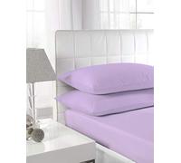 Textiles Direct Easy Care Polycotton Heather King Size Fitted Sheet